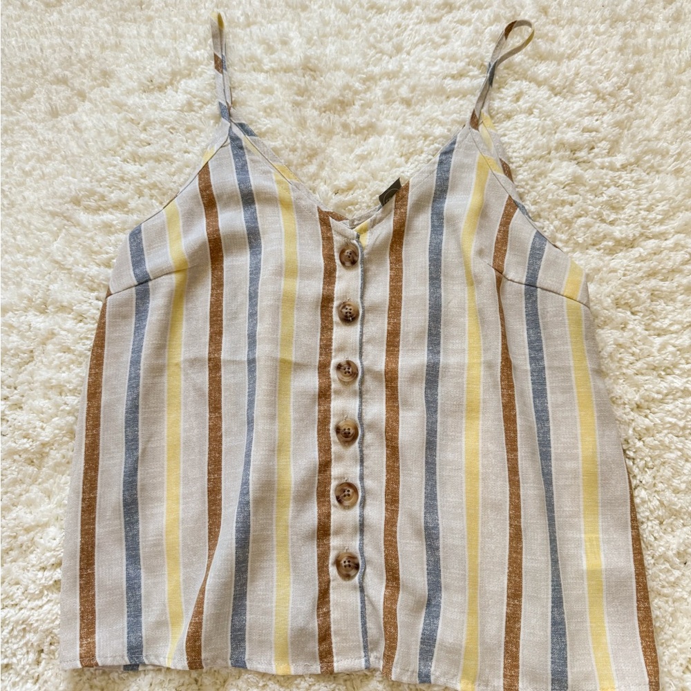 Button Down Summer Tank